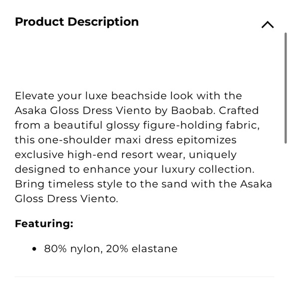 Baobab asaka gloss dress - XS - Picture 7 of 12